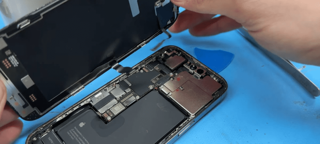 Step 19: Removing the Screen and Applying New Adhesive